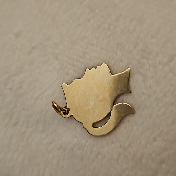 VTG ELCO 1960s 1/20 12k Gold Filled Girl's Silhouette Charm - Picture 2 of 4